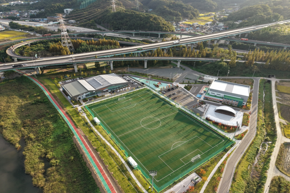 칠원물재생센터 전경