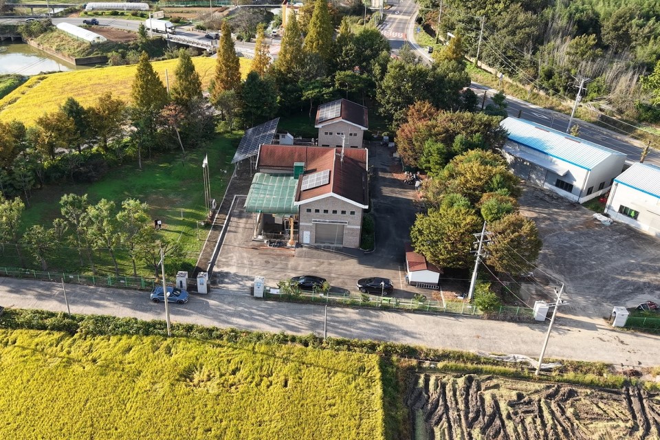 대산하수처리장 시설전경