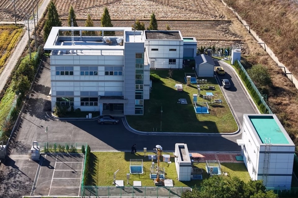 군북하수처리장 시설전경