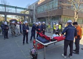 폐기물소각장 화재 대비 합동 소방훈련 실시